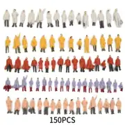 150* - Model-Trains 1:87 Painted Figures HO Scale Passengers Model People Layout
