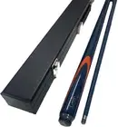 Grafex Art Blue Graphite Pool Snooker Billiard Cue and Black Cue Case Set