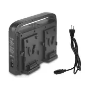 BP-4CH 4-Channel Battery Charger AC Adapter For Sony 14.4V/14.8V V-Mount Battery