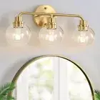 Bathroom Light Fixtures Vanity Light 3 Light Wall Sconces Lighting 3-Light Gold