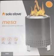 Solo Stove Mesa Smokeless Tabletop Fire Pit - Gunmetal Black - New Never Opened