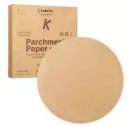200Pcs 6 Inch Parchment Paper Rounds, Unbleached & Non-stick, Precut Parchmen...