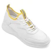 US11 CHAMARIPA 7CM/2.76" Elevator Shoes men Height Increasing White Sneaker
