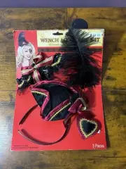 Adult Pirate Wench 3 Piece Accessory Kit Halloween Costume Props