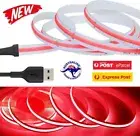 5M COB LED RED Strip Light 5V USB Flexible 2880 Leds String Lighting Rope