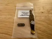 OEM Stonewash Bronze 1776 Eagle Clip & Tab for Rick Hinderer RHK