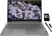 [Lenovo] IdeaPad 3i Chromebook, 15.6” FHD Display, Intel Celeron N4500, 4GB RAM, 192GB Storage(64GB eMMC + 128GB Flash Memory), Webcam, HDMI, Bluetooth, Chrome OS, EAT 16GB USB Pen& Mouse, Arctic Grey