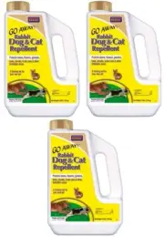 Go Away 3 lb # 871 All Natural Rabbit Dog & Cat Deterrent Granules - Pack of 3