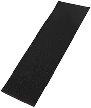 PVC Waterproof Skateboard Deck Sandpaper Grip Tape Griptape Skating Scooter Sticker 84X23CM-Black