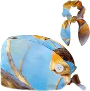 [YTYVAGT] Scrub Caps Women,Scrub Hats Suitable for Women,Animal and Tree