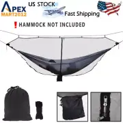 Hammock Bug Net & Mosquito Cover Removable Portable Zipper Snugnet For Camping