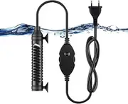 GERUI 35W/50W (10L-30L) Aquarium Heater with Temperature Controller for Fish Tank Aquarium with Over Temperature Protection (35W)