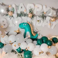 在飛比找momo購物網優惠-【KNJSTORE】小小恐龍生日套餐(生日氣球/派對/恐龍)