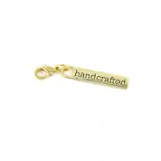 Zipper Pull Handcrafted In Gold By Emmaline Bags