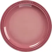 Le Creuset Plate Round Plate Rose 23cm Quartz Oven & Microwave Safe Stoneware