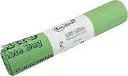 240 Litre x 10 Compostable Wheelie Bin Sacks - Compost Bag Bin Liners - EN 13432-240L Bin Bags with Composting Guide