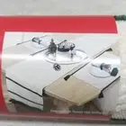 Holiday Time Christmas Table Runner White Green Stripe 14"X72" Dining Kitchen