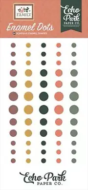 Echo Park Enamel Dots-Family - 3 Pack