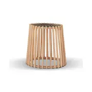 Modern Furniture LYNNA Side Table 50x48cm Solid Wood - Oak