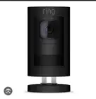 Ring Stick Up Camera Elite Wired Black
