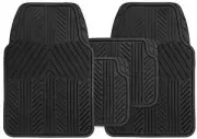 Suzuki Cappuccino Universal Valour 4PC Black Rubber Carpet Mat Set