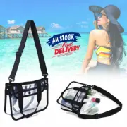 EVA Clear Make Up Bag Cosmetic Zipper GA Toiletry Travel Case Transparent