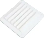 Mipcase Boat Vent Cover Deflector Window Vent Grille Marine Air Vents Vent Covers Boat Louvered Air Vent Marine Louvered Vents Yacht Inline Marine Vent Cover Boats White Nylon