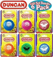 [Duncan] Yo-Yo Imperial (3) & Butterfly (3) Deluxe Gift Set Bundle - 6 Pack (Assorted Colors)