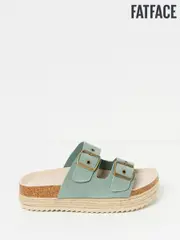 FatFace Meldon Green Haze Flatform Sandal (AB1068) | $114