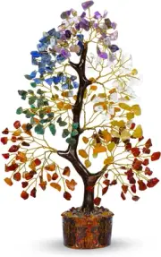 Chakra Tree, Crystals, Tree of Life Decor, Crystal Tree, Chakra Decor, Meditatio