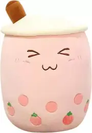 Cute Stuffed Boba Plush Bubble Tea Plushie Pillow Milk Tea Cup Pillow