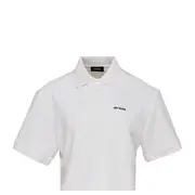 [We11done] White Womens Cropped Polo T-Shirt