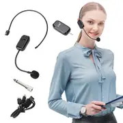2.4G Wireless Microphone Headset Mic And Handheld 2 In 1 Voice Amplifier