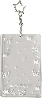 [Nlrlo] Business Card Holder, Photo Sleeve, Card Case for Photography, Compact Card Holder, Professional Badge Holder, Collector Card Sleeve, ID Badge Sleeve, Flexible Card Protector, Meal Card