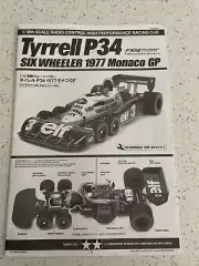 84263 Tamiya TYRRELL P34 1977 MONACO GP Chassis Kit Instruction Manual 1058218