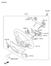 56184J6000 GENUINE MOTOR ASSY-STRG WHL HAPTIC For Kia K9 18-22 / DHL