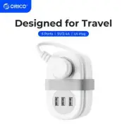 ORICO Power Strip AC Outlets Multitap Socket Extension Cord Electrical 3 ft