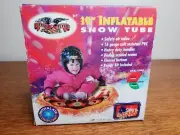 New Blizzard Inflatable Snow Tube 39” Heavy Duty Handles Flexible Flyer Sledding