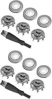 6Pcs Electronic Shaver Head Replacement Blades ，Compatible For Philips ， SH30 SH50 52 Series 1000 2000 S1020 S1050 S1060 Razor