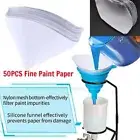 Filter and Protect Your Paintwork 50 Fine Paper Strainers for Flawless Results