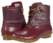 Sperry Top-Sider Women's Saltwater Sparkle Boot 9.5 Cordovan New In Box