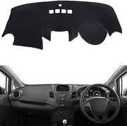 Fit for Ford Fiesta 2009-2019, Car Dashboard Cover, Dashboard Cover Carpet Pad, Black Non-Slip Dash Cover Mat, Car Accessories