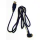 MICRO對USB 2.0充電傳輸連接線L頭 1M MICRO B公對USB A公 USB-017-1M