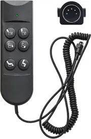 6 Button Remote For Recliners 5 Pin Lift Chair Handset Controller Hand Control For Power Furniture