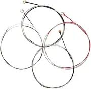 Abaodam 4pcs Strings Set Violin Strings Set for Violins Easy DIY Assembly Musical Instrument Repair Kit Compatible with Various Instruments for String Replacement