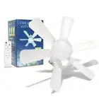 Best Modern LED Ceiling Fan Light Dimmable Socket Fan With Remote Portable Fan