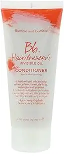 Bumble and bumble. Hairdresser's Invisible Oil Hydrating Conditioner | Hydrating, Anti Frizz, Shine, Color Safe | Curly, Wavy, Straight | With Argan Oil, Coconut Oil + Grapeseed Oil, 6.7 Fl Oz