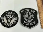 Pittsburgh Police S.W.A.T. collectable patch set new full size