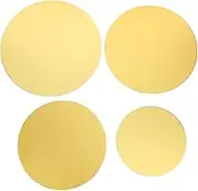 LRXIYODE Effortless Baking 4pcs Cake Base Boards Decorative Cake Display Bases Safe for Celebration