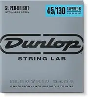 JIM DUNLOP Super Bright Stainless Steel Tapered Bass Strings 45-130 | 5-String
